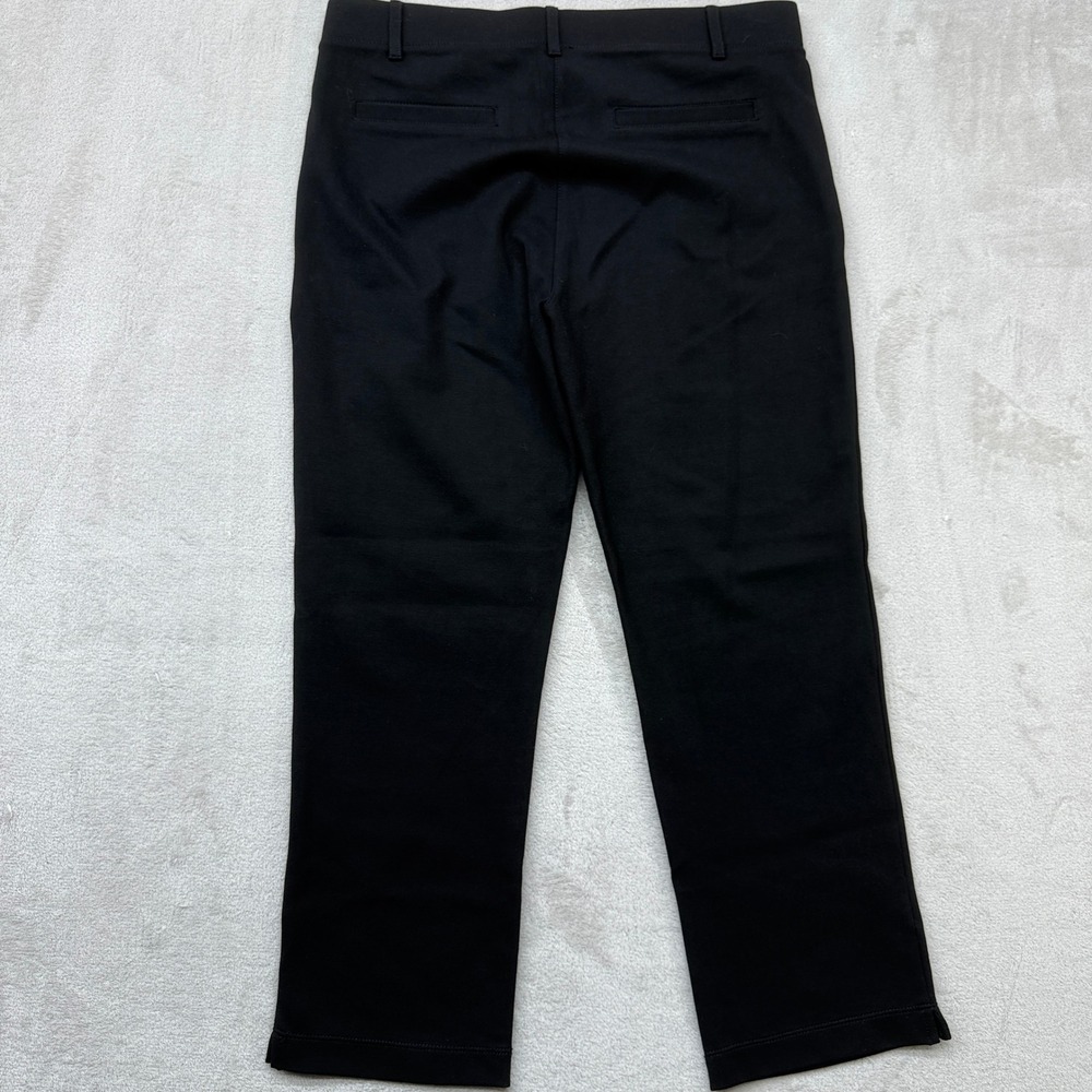 Betabrand Pants Women's Medium Dress Pant Yoga Pants Black Straight Leg Cropped - Picture 5 of 10